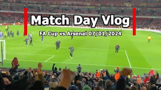 【Match Day Vlog】Arsenal vs LFC - FA Cup 3rd Round 07.01.2024 / FAカップ3回戦 アーセナル vs リバプール アウェイ席から観戦！