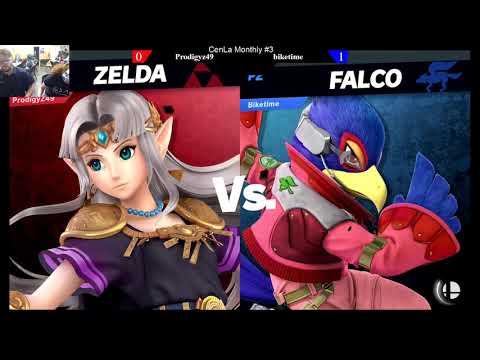 CenLa Monthly - Biketime(Falco) vs Prodigyz49(Zelda) Winner's R2