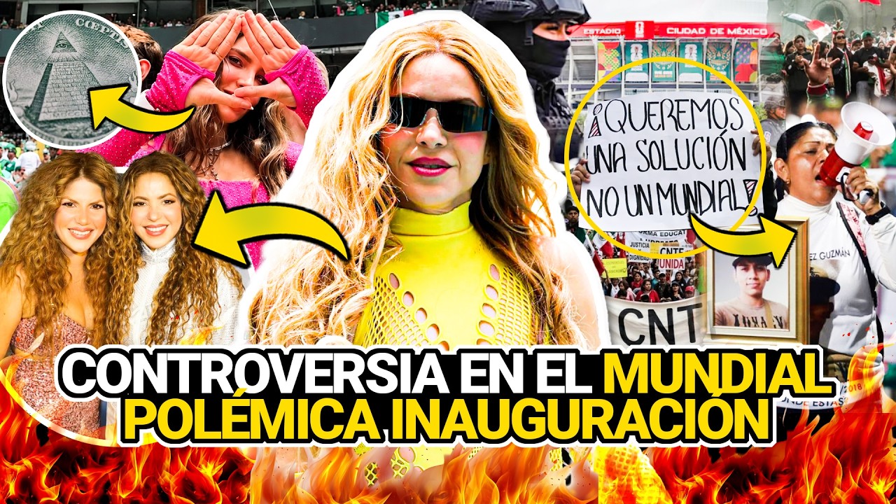 SHAKIRA usa DOBLE! BELINDA y los ILLUMINATI! CAOS y PROTESTAS en la INAUGURACIÓN del MUNDIAL FIFA!