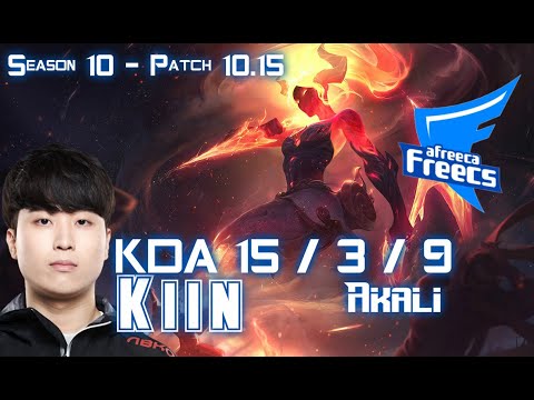 AFs Kiin AKALI vs CAMILLE Top - Patch 10.15 KR Ranked
