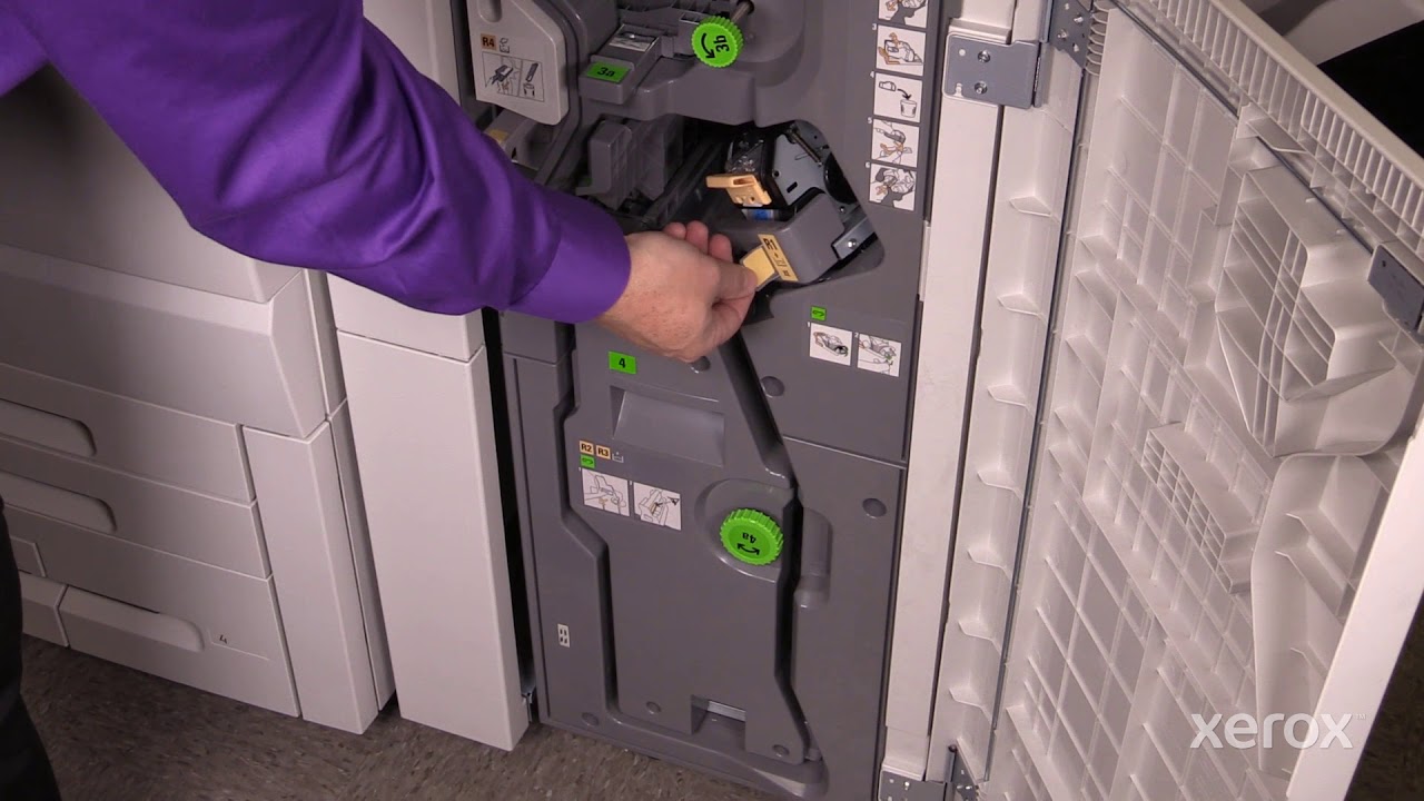 Xerox® PrimeLink® C9065 C9070 Series Printer Replacing the Main Staple Cartridge