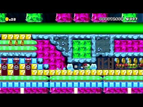 Running Down Rainbow Road$ (20s) by Andrew2121 - SUPER MARIO MAKER - NO COMMENTARY 1bb