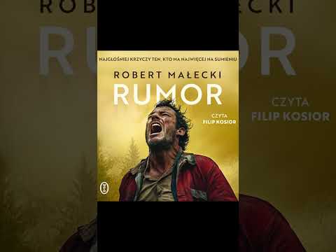 Rumor Autor Robert Małecki Z  Filip Kosior Kryminały po Polsku KSIĄŻKA