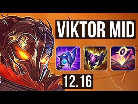 VIKTOR vs CORKI (MID) | 67% winrate, 8/3/21, Dominating | KR Master | 12.16