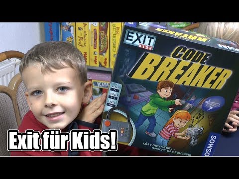 Exit Kids - Code Breaker / Codebreaker (Kosmos) - ab 7 Jahre - ein Exit Escape für Kinder / Familien