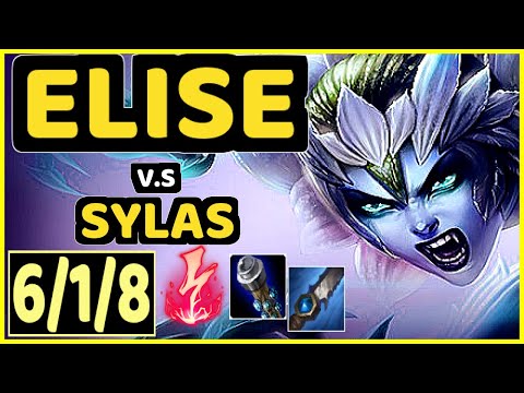 BROXAH (ELISE) vs SYLAS - 6/1/8 KDA JUNGLE CHALLENGER GAMEPLAY - EUW