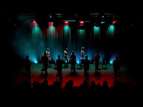 Beginner Chairdance students perform Mrs Claus' Boyfriend - The Bombshell Burlesque Academy