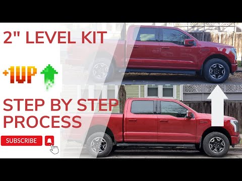 2022 Ford Lightning - Leveling Kit (from Rough Country)  Detailed Install and step by step procedure