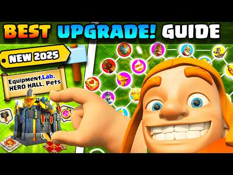 Complete TH17 Upgrade Priority Guide 2025 | Base, Lab, Equipment, Pets max in 5 months