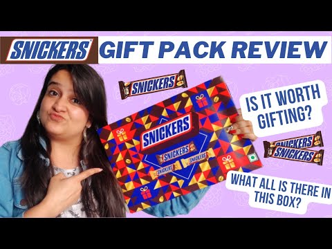 Snickers Chocolate Box Gift Pack | *HONEST REVIEW* | Should You Gift This? | Unboxing & Review