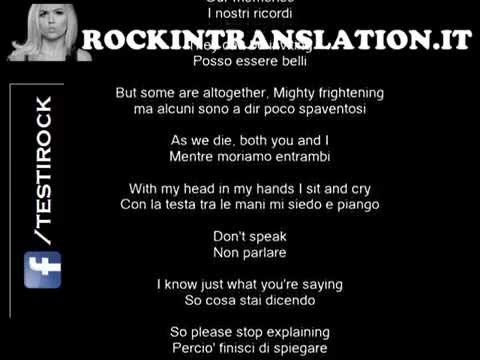 download lagu mp3 mp4 Don T Speak Testo E Traduzione, download lagu Don T Speak Testo E Traduzione gratis, unduh video klip Don T Speak Testo E Traduzione