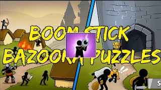 Boom Stick Bazooka Puzzles | Story | Playing Level 1 To 5