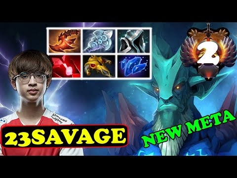 23SAVAGE BEST OF SEA LESHRAC CARRY NEW META INSANE MAGICAL DAMAGE | DOTA2ORBS