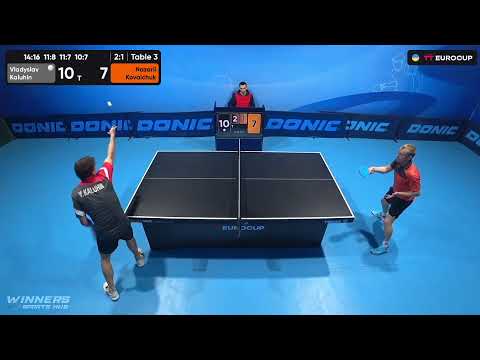 09:55 Vladyslav Kaluhin - Nazarii Kovalchuk 18.10.2023 TT Euro.Cup Ukraine  Star. TABLE 3