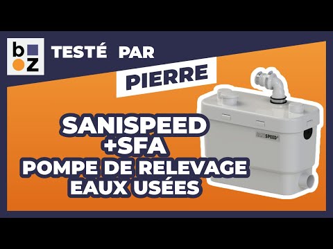 Pompe de relevage eaux usées - Sanispeed + SFA