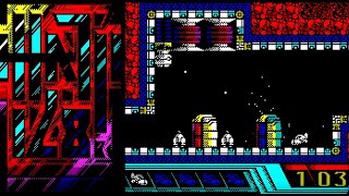 Gameplay of Vallation for ZX Spectrum