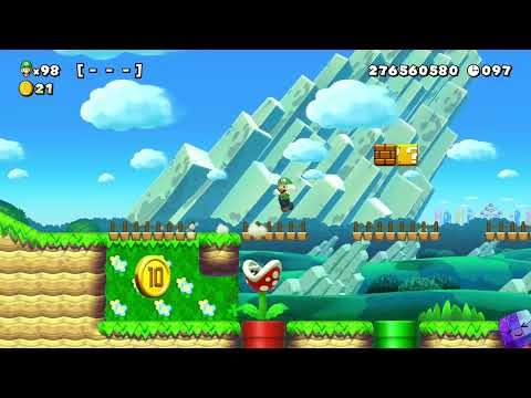 Super Mario Maker 2 🔧 Endless Challenge with Luigi 9881 - 9888