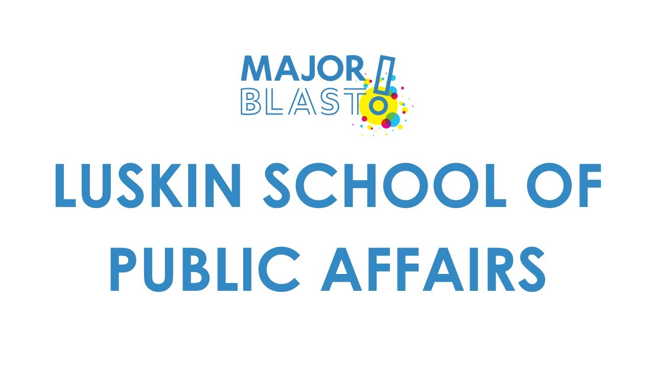 Luskin School of Public Affairs, Undergraduate Program (2020)