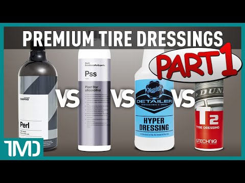 Premium Tire Dressing 2 Week Showdown | PART 1 | Carpro, Koch Chemie | GTechniq, Meguiar's