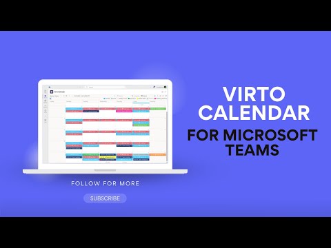 Virto Calendar App for Microsoft Teams