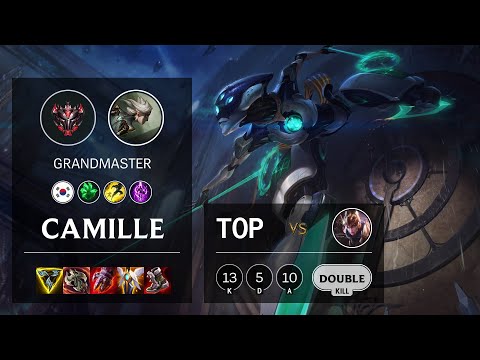 Camille Top vs Quinn - KR Grandmaster Patch 11.6