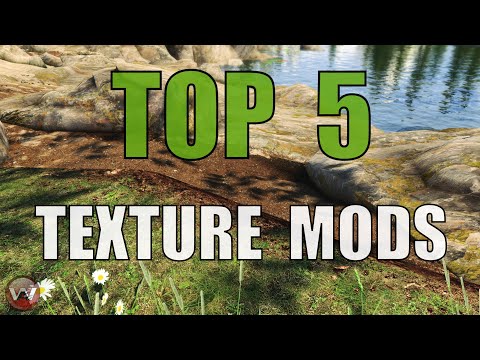 MY TOP 5 TEXTURE REPLACER MODS For Skyrim Special Edition 2020