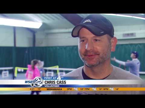 Local tennis program helps young people with Downs syndrome