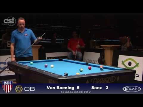 2015 USBTC 10-Ball: Shane Van Boening vs Robb Saez