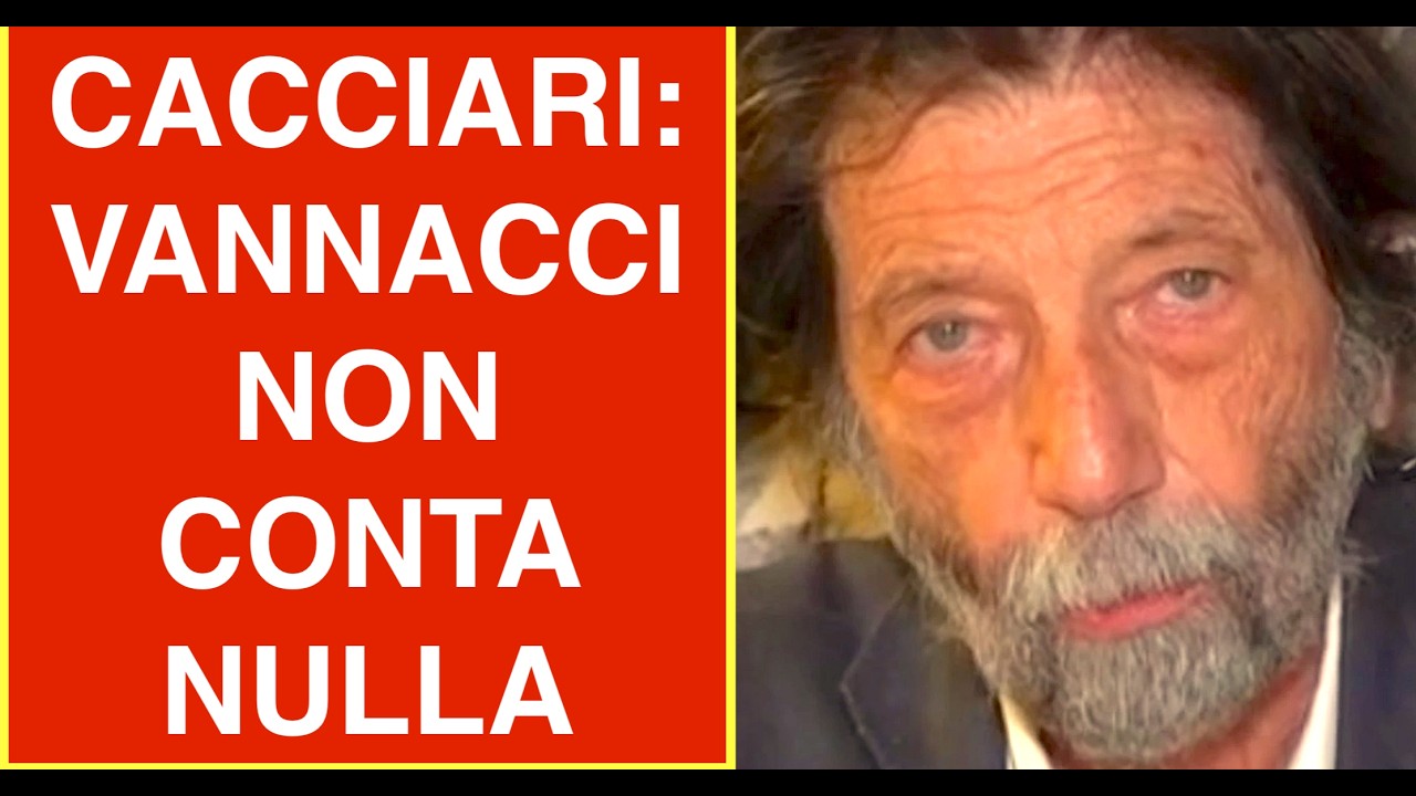 CACCIARI: VANNACCI NON CONTA NULLA