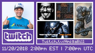 11/20/2018 New Commodore Amiga Game Renegades Deluxe w/ artist Wayne Ashworth