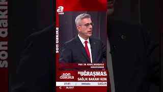 Sağlık Bakanımız Prof. Dr. Kemal Memişoğlu, A Haber Canlı Yayınına Kat