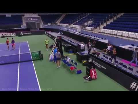FED CUP BY BNP PARIBAS. 21-22 АПРЕЛЯ. БЕЛАРУСЬ – СЛОВАКИЯ. Тренировка команды Беларуси