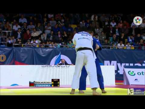 Judo 2013 Grand Prix Almaty: Khalmurzaev (RUS) - Stsiashenka (BLR) [-81kg] final