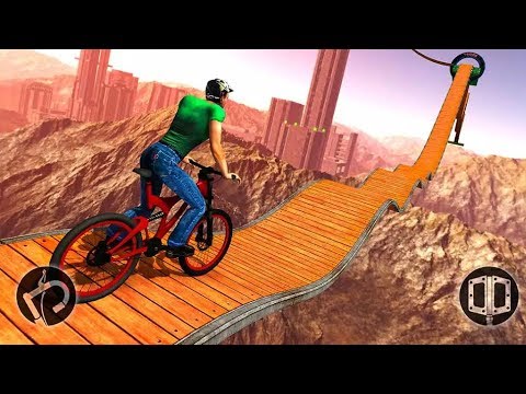 IMPOSSIBLE BMX BICYCLE STUNTS| Android Gameplay | Cycle Games For Android | Sports Cycle Racing Game Video