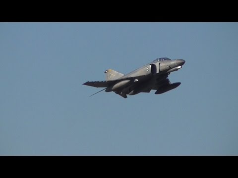 Hellenic Air Force F-4 Phantom AUP Takeoff from Tanagra