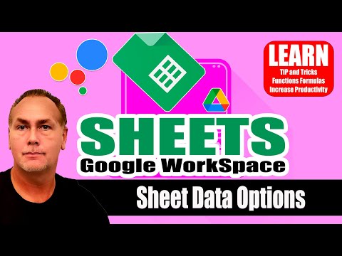 Learn about Google Sheets Spreadsheet Sheet Data Options – Coding Help ...