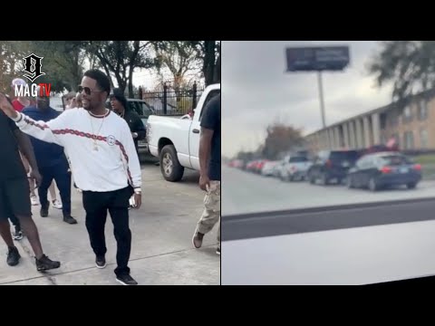 J. Prince Has Long Line Of Cars Pull Up To His Annual Holiday Toy Drive! 🚘