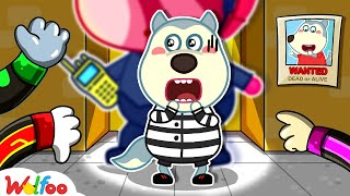 Capture the criminal Wolfoo - Escape From Prison Story | Cartoons for Kids | Wolfoo Family