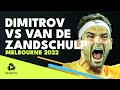 Grigor Dimitrov vs Botic Van De Zandschulp EPIC | Melbourne Summer Set 2022 Highlights
