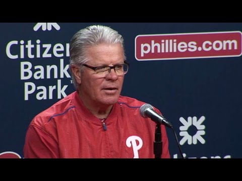 NYM@PHI: Mackanin on Buchholz's injury in loss
