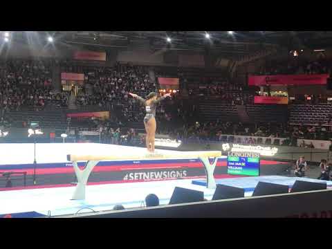 Toni-Ann Williams Beam  2019 World Gymnastics Championships #hardwork #determination #jamaica