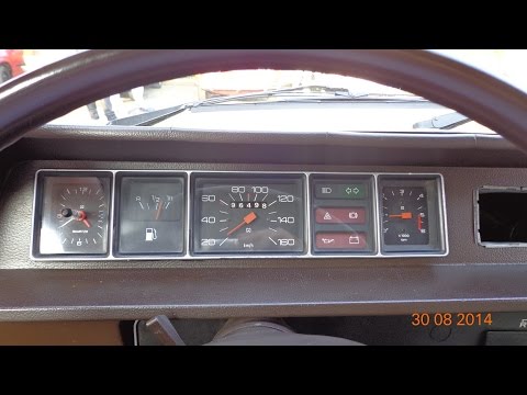 Painel VW Variant-II com conta-giros, completo e funcionando.