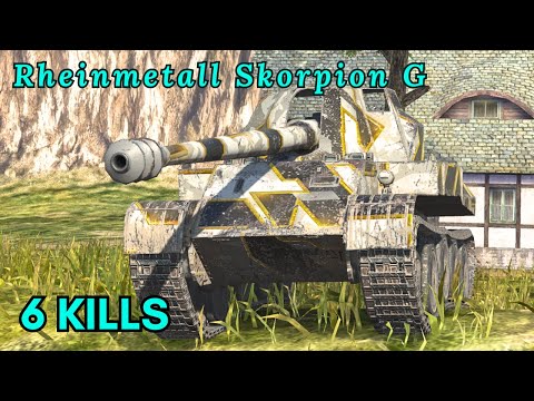 Rheinmetall Skorpion G | 5,2 K DAMAGE | 6 KILLS | Blindshot WOT Blitz Replays