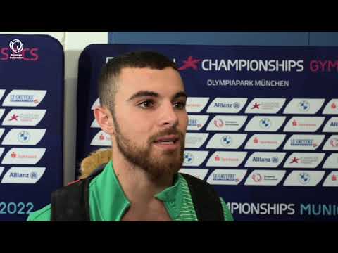 2022 Artistic Europeans - David Huddleston (BUL) after qualifications