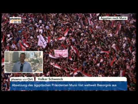 Aktuelle Schalte mit Volker Schwenck  zur Lage in Kairo am 04.07.2013