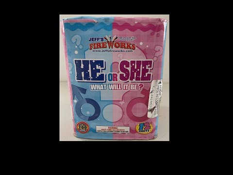 Jeff's Fireworks - He or She - Boy -  JF-212