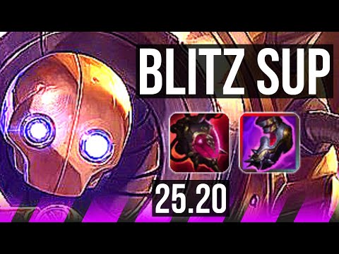 BLITZCRANK & Draven vs XERATH & Karma (SUP) | EUW Master | 25.20
