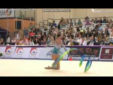 Neviana Vladinova (BUL) RG GP Holon 2014 AA Ribbon