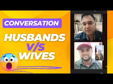 amazing conversation about husbands  and wives behavior| English conversation| English practice.