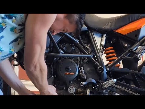 ktm adventure 1190 oil change and maintenance